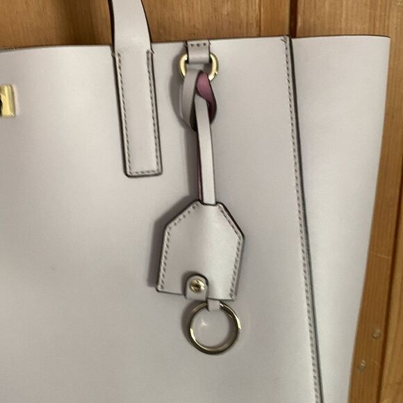 Kate Spade Nelle Putnum Drive lavender leather tote - Picture 3 of 12